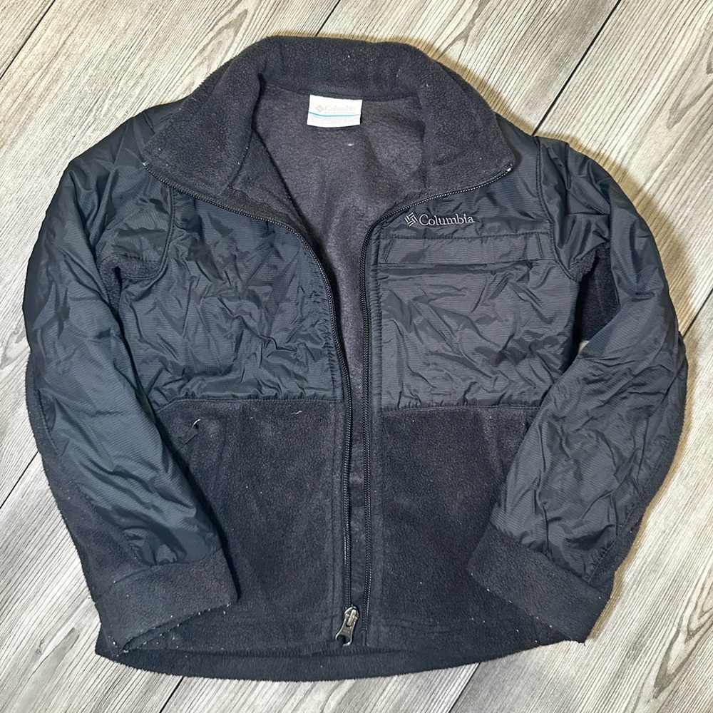 Kids Columbia Charcoal Fleece Jacket